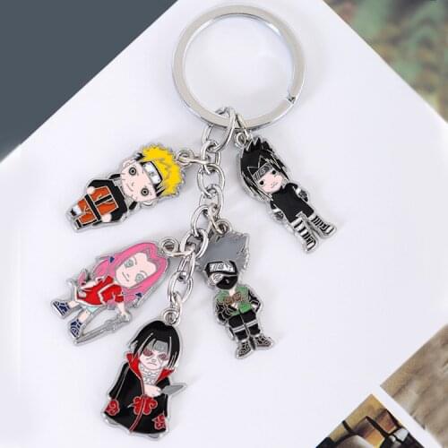 Anime Ninja Cosplay alloy Keychain adult children cartoon Pendant Jewelry Pendant Gift