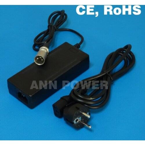 Free Shipping! 36V 2A LiFePO4 battery charger output 43.8V 2A charger Used for 12S 36V 8Ah 10Ah 12Ah lifepo4 battery charging
