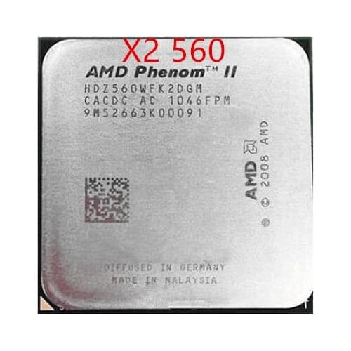 Shipping free AMD Phenom II X2 560 CPU 3.3GHz, 6MB L3 Cache Socket AM3 PGA938