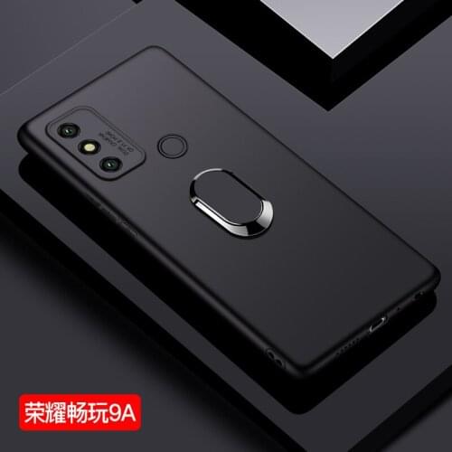 For Huawei Honor 9C 9A Case Magnetic Magnet Car Finger Ring For Huawei Honor 9A MOA-LX9N 9 A Honor9A