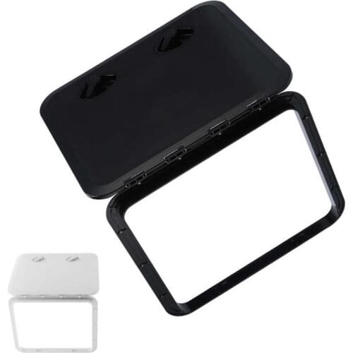 Rod holder boat seat Deck Access Hatch Inspection Cover Anti-UV with Lock Accessory for Marine Boat 20x18in boat accessories