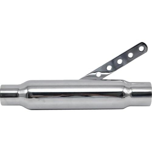 Chrome Motor Stainless Steel 38.5mm Electroplating Exhaust Pipe For