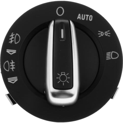 Chrome Headlamp Fog Light Control Switch 4FD 941 531A for Audi Q7 2007 2008 2009 2010 2011 2012 2013 2014