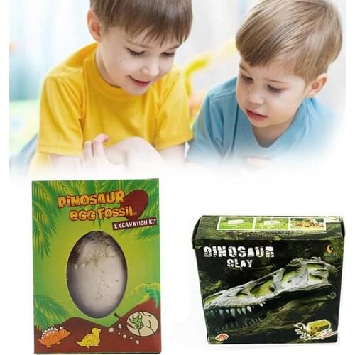 Simulation Archaeological Excavation Dinosaur Toy Novelty Children Digging Fossils Eggs Animal Dinosaur DIY Toys For Kids U4M6