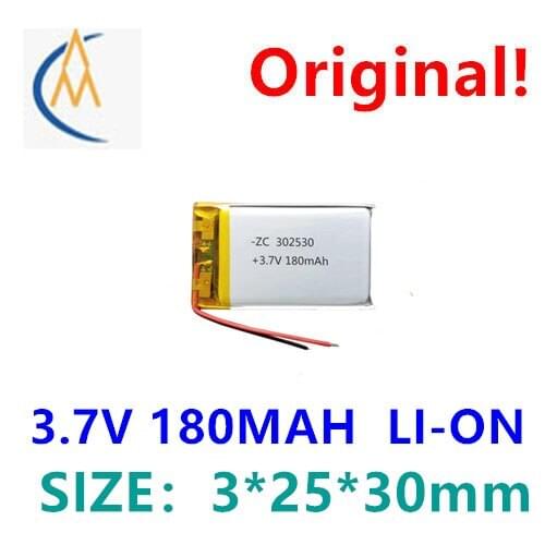 Polymer lithium battery 302530 intelligent dash cam GPS locator Bluetooth speaker lithium battery MP3 full capacity