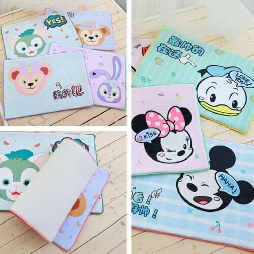 Cartoon Cute Duffy Bear ShellieMay Stellalou Minnie Daisy Carpet Mats Doormat Cushion for Student Dorm Room
