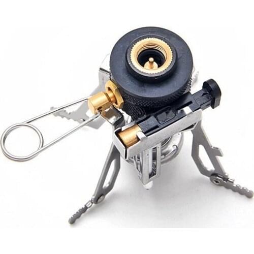 Mini Camping Stoves Portable Folding Outdoor Camping Gas Stove Mini Stove with Electronic Stove Burners Head