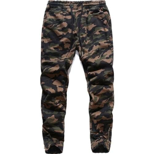 Fashion Mens Jeans Jogger Pants Camouflage American Street Style Cargo Pants Men Military Army Pants Homme Hip Hop Jeans