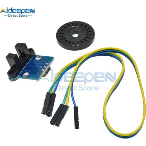 1 Set HC-020K Double Speed Measuring Sensor Module With Photoelectric Encoders Kit Top For Arduino DC 4.5V-5.5V