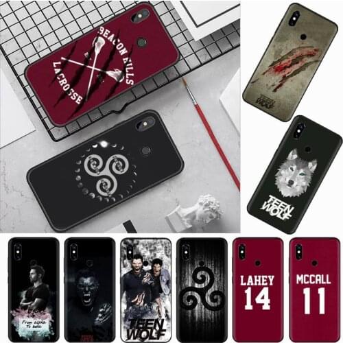 Teen wolf American Thriller TV Series Phone Case For Xiaomi Redmi mi note max 3 5 6 8 9 10 t S SE lite pro Soft Silicone Shell