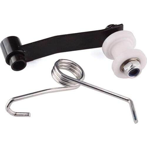 Chain Tensioner Spring Roller Slider Guide Adjuster Wheel Pulley Kit For 125cc-250cc Dirt Pit Bike Motorcross ATV Quad Scooter