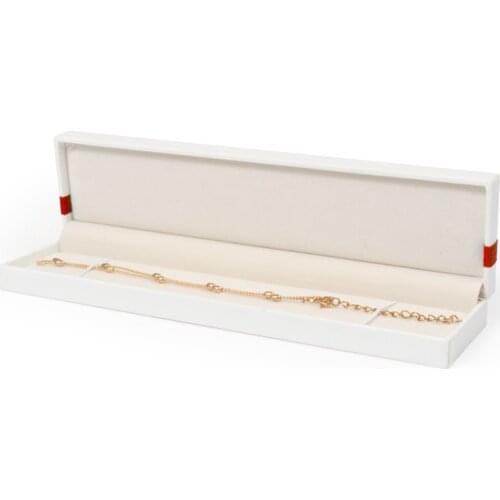 New Listed Bow-Knot Decorated High-quality Paper Made Long Chain Jewelry Boxes Ring Pendant Bracelet Gift Packing Box