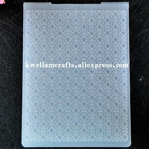 Pattern Plastic Embossing Folder For Scrapbook DIY Album Card Tool Plastic Template 10.5x14.5cm KW8120116