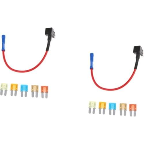 10X Standard 5A 7.5A 10A 15A 20A Fuse Blade+ ADD A Circuit TAP Fuse