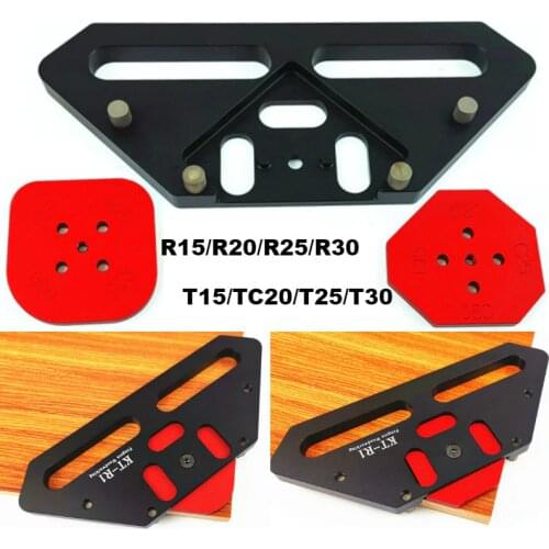 Aluminum Alloy Wood Panel Radius Quick Corner Jig Template Kit Router Bits Arc Corner Positioning Templates Woodworking Diy Tool