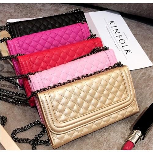Luxury Folding Mirror Card Wallet Leather Case Cover For iphone 12 Mini 11 Pro XS Max X XR 7 8 6 6S Plus SE Crossbody Chain Bag