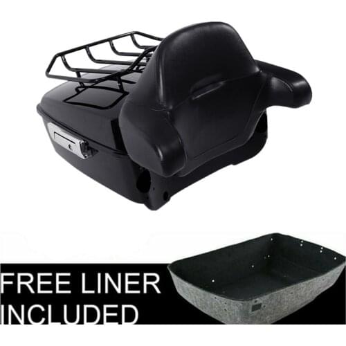 Motorcycle King Pack Luggage Backrest For Harley Tour Pak Touring Road King Road Glide Street Glide Electra Glide 2014-2019