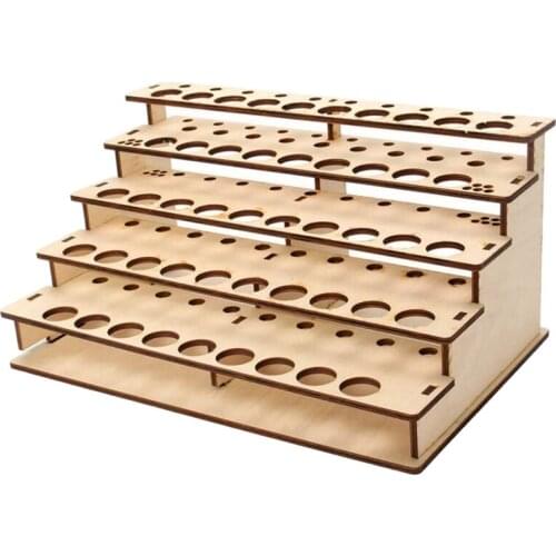 AAY-Paint Bottles Rack DIY Paint Brushes Display Rack Storage Stand,Painting Brushes Tray Modular Tool