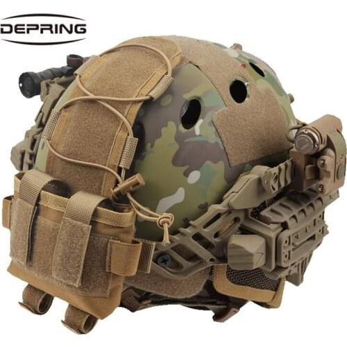 Tactical MK2 Battery Case for Helmet Pouch Hunting Accessories Night Pouch Helmet Bag Tactical Molle Bag