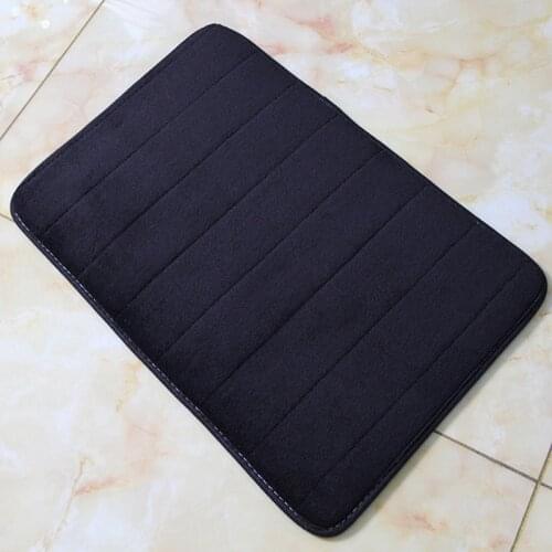 Water Absorbent Soft Memory Foam Mat Carpet Bathroom Bedroom Floor Rug Non Skid New Shower Room Mat Accessories