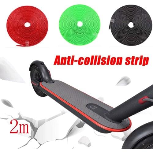 2m Bumper Protective Scooter Body Strips Sticker Tape For Xiaomi Mijia M365 Electric Skateboard Car Scooter Decorative Strips