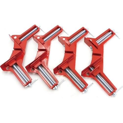 Onnfang 1/4Pcs Right Angle Clamp, 90 Degrees Corner Clamp, Picture Frame Holder, Glass Holder, For DIY Woodworking Hand Tools