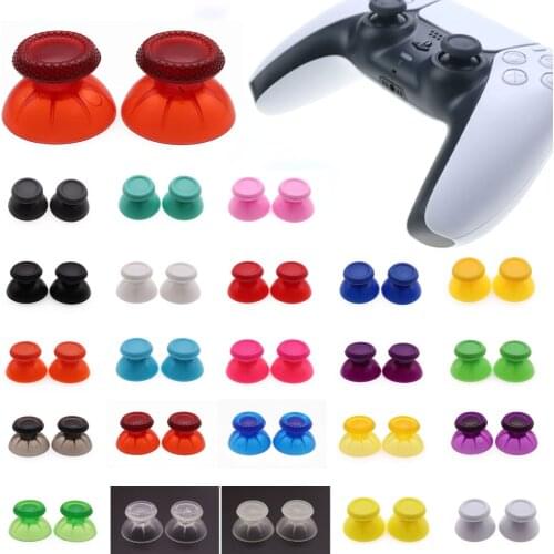 1pair for PlayStation 5 PS5 DualSense Wireless Controller Thumbstick Analog Thumb Sticks Grip Cover Joystick Caps Accessories