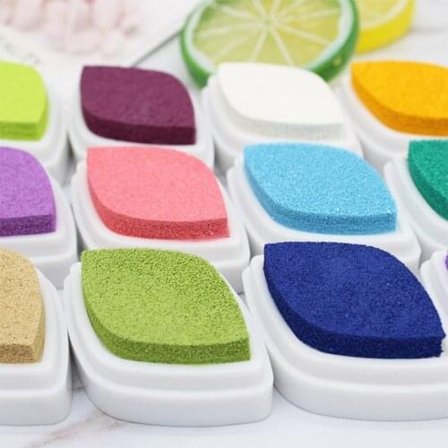 1PC 15 Colors Choice DIY Scrapbooking Card Making Tools Ink Pad Stamps Sealing Decoration Vintage Crafts Decor 5.1*3.7cm