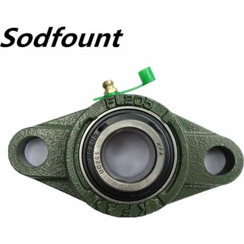 1pcs Outer spherical diamond bearing seat UCFL201 202 203 204 205 206 207 208 209