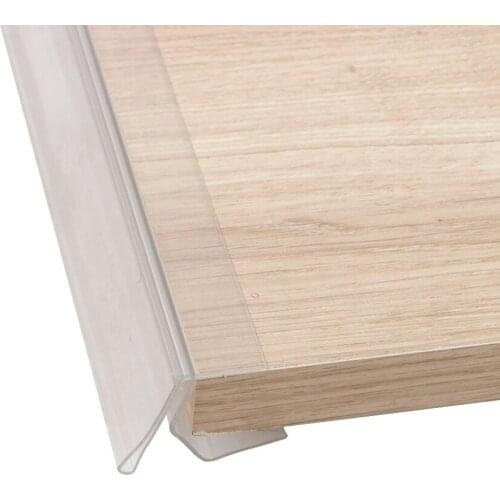 20cm Glass Shelf Price Label Channels Data Strip