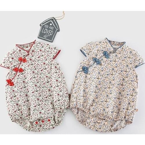 2021 Summer Baby Girls Print Romper