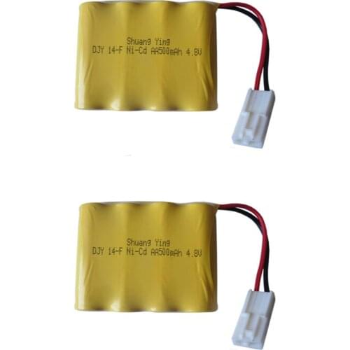 4.8V 500mAh Genuine factory direct 4.8V 500mAh Double Eagle rechargeable battery pack remote control car battery AA batteries