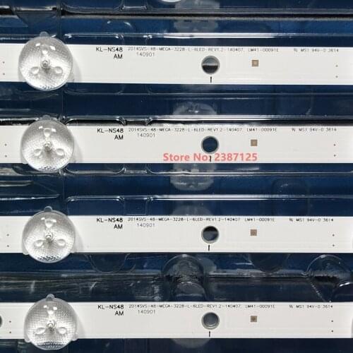 8pcs LED Backlight for Samsung UN48H4203AG UE48H5003 UE48H4200 UE48H4203 UE48H4273 UE48H5003AK BN96-32769A 32770A 34213A 34212A