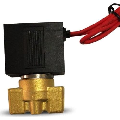 Free shipping Normally closed water solenoid valve,brass air valves Direct Acting DN08 1/4''AC220V AC110V DC24V