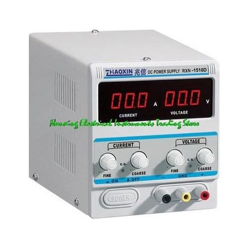 Fast arrival Digital RXN-1510D/RXN-202D Linear DC Power Supply 0-15V/20V Output Voltage 0-10A/2A Output Current