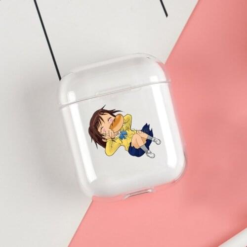 Potato Girl Sasha Braus Attack on Titan Cases For Apple AirPods 1 2 Case Clear Wireless Bluetooth Earphone Case Protective Shell