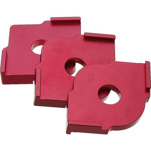 Drillpro Wood Panel Radius R5-R30 Quick-Jig Router Table Bits Jig Corner Template Woodworking Tool