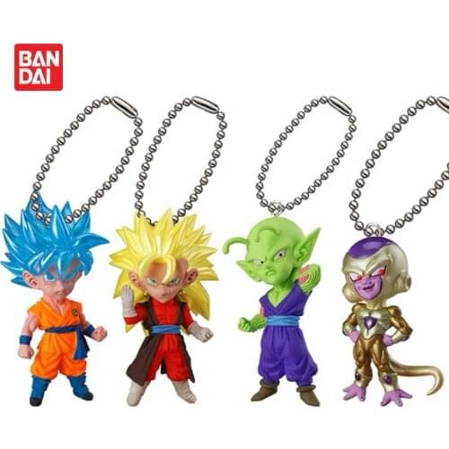 Bandai Genuine Gacha UDM Dragon Ball Super Son Goku Frieza Gegeta Piccolo Majin Buu Vegetto Action Figure Model Toys