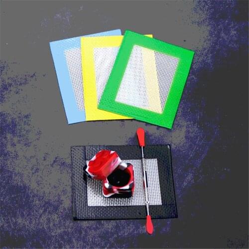 Mini Dab Tool Silicone Dab Mat Baking Pad Smoke Accessories High Temperature Resistance Bake Kitchen Gadget Bar Drink Cup Mats