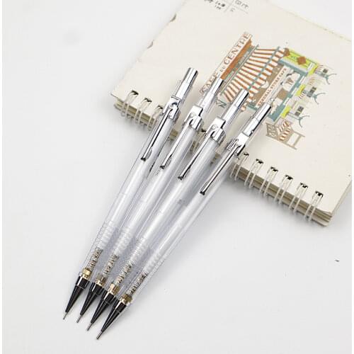 2Pcs Mechanical Pencil 0.3/0.5/0.7/0.9 mm Automatic Pencil For Painting And Writing School Supplies Send 1 Box Pencil Lead