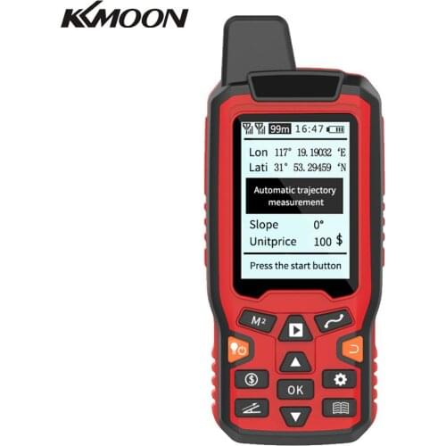 KKMOON Handheld USB Navigation Track Area Calculation Meter Backlit LCD Automatically Trajectory Meter GPS Land Area Measure