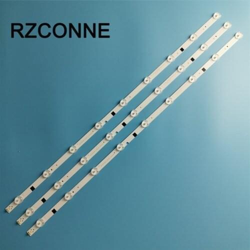 63cm*1.7cm 9leds 27V Backlight Lamps LED Strips w/ Optical Lens Fliter for 32 inch TV Panel Monitor New 3pcs/lot