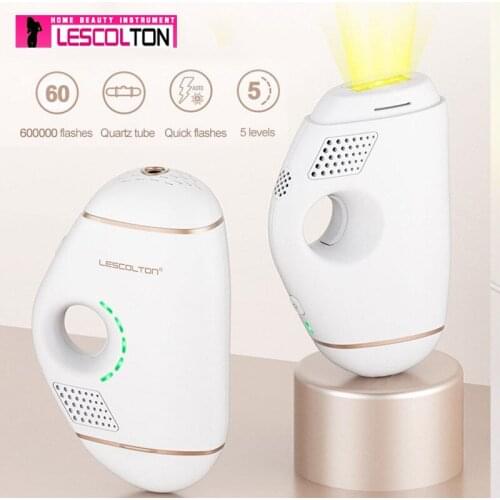 Lescolton Permanent IPL Laser Epilator for Women Professional Photoepilator 600000 Flashes Painless Hair Remover Machine