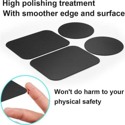 8pcs/set Metal Plates Sticker for Smartphones Tablets GPS Devices Replace For Magnetic Car Mount Magnet Phone Holder #25
