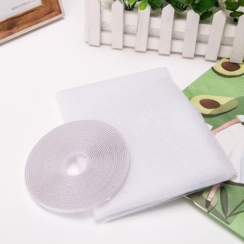 Insect Fly Mosquito Indoor Anti Mosquito Window Self-adhesive Mesh Window Screen Protector Curtains Screen Home Protector