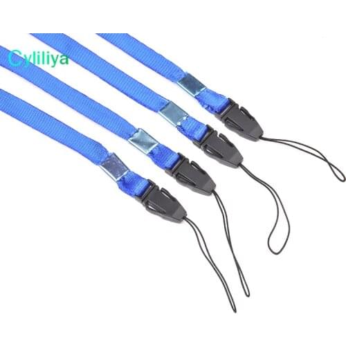 Fashion Candy Colors Nylon Hang Straps Necklace Lanyard for Badge ID Card Business Card Student Card Exhibition Card Cell Phone