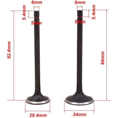 NEW For YAMAHA XT225 TW200 225 YP250 MAJESTY YP1 AG200 200 Motorcycle Engine Valve Intake Exhaust Stem Valve Enine Spare Parts