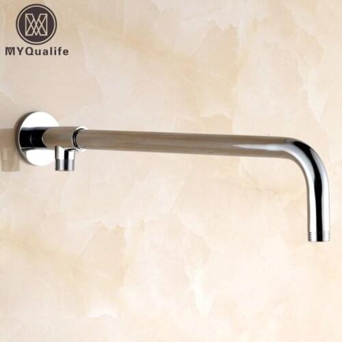 Newly Chrome Finished Shower Arm Shower Head Fixed Pipe Wall Mounted Shower Holder