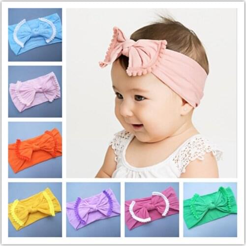 Newborn Baby Girls Headband Solid Color Soft Cotton Cute Baby Hair Headwear Head Wrap Photography Props Baby Hair Accessories