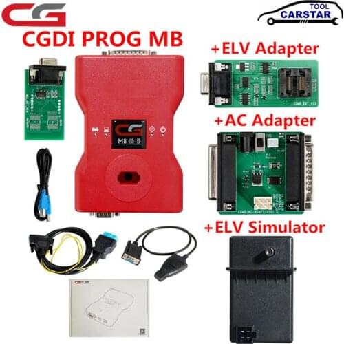2021 Latest CGDI Prog MB for Benz Car Key Add Fastest for Benz Key Programmer with all Adapter Support All Key Lost